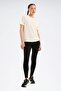 New Id Class Reg Tee Ecru Women's Short Sleeve T-Shirt - 5