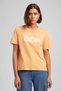 Londonlogo Women's Relaxed Fit 100% Cotton Printed Crew Neck T-Shirt Pink - 3