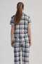 Women's Light Brown Suprem Shirt Collar Buttoned Pajama Top - 4