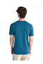 Xside Oil Crew Neck Short Sleeve Printed Combed Cotton Men's T-Shirt - 5