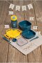 Lunch Box Set with 500ML Cup BPA Free Food Container Leakproof Bento with Spoon and Fork - 4
