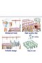 Foldable Laundry Hanger Drying Racks with 32 Clips For small garments Laundry Clothes (Pack of 2) - 3