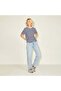 Anna Ss Reg Every Stripe Women's White T-Shirt - 3
