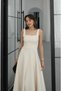 Beige Dress with Waist Tie Detail - 3333 - 6