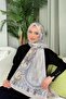 Lagoon Pattern Shawl Beige - 3