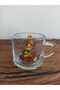 Vintage Cookie Jar and Caillou Original Glass Cup with Handle & 7 cm - 2