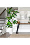 180cm Artificial Dracaena Tree, Fake Dracaena Tree with Tall White Planter for Office Home Decor - 3