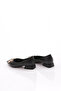 359 Women's Square Metal Buckle Pointed Toe Ballerinas - 3