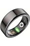 Smart Ring Sleep Fitness Tracker Heart Rate HRV Stress Recovery Black Size 8