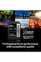 64GB Lexar® Professional SILVER PLUS SDXC™ UHS-I cards, up to 205MB/s read 100MB/s write - 2