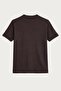 Brown Cotton Men's T-Shirt - 6