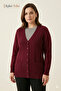 Women's V-Neck Buttoned Knitwear Mother Cardigan