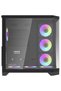Darkflash Computer Case FT418 PRO + 7 aRGB fans (black) - 2
