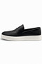 Genuine Leather Black Men's Loafer Shoes – Orthopedic, Ultra Comfortable, Lightweight, Daily Casual Use - 3