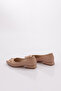 359 Women's Square Metal Buckle Pointed Toe Ballerinas - 3