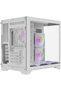 Darkflash Computer Case FT418 + 6 aRGB fans (white) - 6