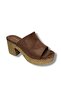 Champs-elysees k500-26 suede anatomical wedge heel women's slipper