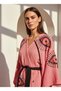 Tilsim Cotton Woven Stone Print Kimono / Pink - 6