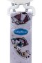 Unisex White Animal Printed Fabric Pacifier Strap - 3