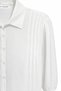 4825 Women's Ribbed Shirt Drapey Modal Ecru - 2