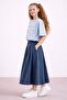Girl's 8699 Kupra Pocketed Skirt - 2