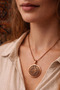 Women Men Copper Necklace Patterned Protective Prayer Felak Nas Surah Prayer Copper Necklace - 4