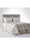 Florissa Spring Texture King Size 100% Aegean Cotton Duvet Cover Set - Bed Sheet Pieces - 4 Pillow Pieces Mint - 3