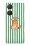 Vivo Y27 Compatible Fish-Eyed Cat Patterned Transparent Phone Case