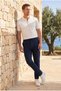 Partain Carrot Cut Denim Fabric Boyfriend Fit Jogger Pants Men's Trousers - Navy Blue - 3