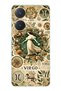 Vivo Y27 Compatible Virgo Zodiac Patterned Transparent Phone Case