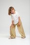 Li̇mi̇ Girl's Soft Textured Sea Shell Detailed Flexible T-Shirt and Loose Pants Set - 2