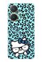 Vivo Y27 Compatible Kitty Patterned Transparent Phone Case
