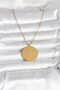 316L Steel Gold Color Ayetel Kursi and Allah Written Necklace - 3