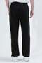 Men's Adjustable Waist Double Pocketed Wide-Leg Sweatpants Black - 26m 3163 - 7