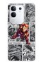 Vivo Y29 Compatible Comic Theme Patterned Transparent Phone Case