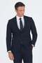 Men's Black Swallow Collar Plain Slim Fit 6 Drop Suit 1001260011 - 4