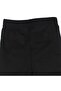 Girl's Black Elastic Waist Flared Leggings Pants - 4