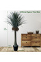 220cm Artificial Agave Tree, Faux Yucca Plant in Pot, Fake Potted Greenery for Home, Office Decor - 6