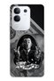Vivo Y29 Compatible Wolfie Patterned Transparent Phone Case