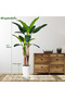 160cm Artificial Banana Tree Artificial Leaf Plant Tall Tree Faux Banana Tree for Home Office Decor - 6