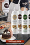 Real Pistachio Sauce (Gluten-Free) 900 Gr Waffle & Pancake & Fruit & Cake & Dessert & Ice Cream - 5