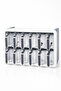 طقم توابل بلاستيكي مكون من 12 قطعة مع حامل وملعقة بلاستيكية - حامل توابل مع أغطية ملصقة - 4