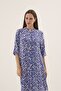 21588 Women's Hakim Collar Long Dress