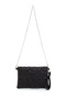 Stitched Clutch Stella Women's Star Crossbody Bag Glittery Black - 2