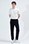 Men's Adjustable Waist Zippered Pocket Sweatpants Navy Blue - 26m 3179 - 2
