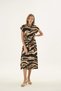 21490 Women's Shirt Collar Long Dress - 2
