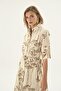 21504 Women's Buttoned Long Dress