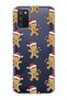 Samsung Galaxy A02S Compatible Gingerbread Pattern Transparent Phone Case