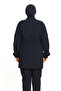 Plus Size Sporty Lycra Full Covered Hijab Swimsuit 6291 Dark Navy Blue - 4