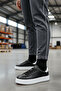 Ad-7253 Black Women's Comfort Casual Sneaker Shoes